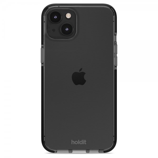holdit iPhone 15 Plus Suojakuori Seethru Musta