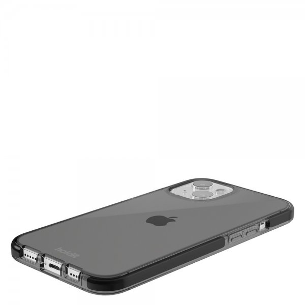 holdit iPhone 15 Plus Suojakuori Seethru Musta