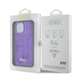 Guess iPhone 15 Plus Suojakuori Sequin Lila