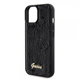 Guess iPhone 15 Plus Sequin Black -kuori