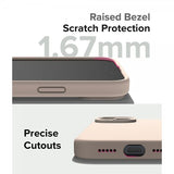 Ringke iPhone 15 Plus Suojakuori Silicone Magnetic Pink Sand