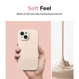Ringke iPhone 15 Plus Suojakuori Silicone Magnetic Pink Sand