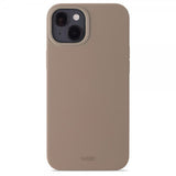 holdit iPhone 15 Plus -silikonikuori, Mocha Brown