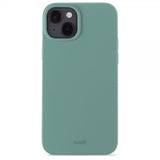 Holdit iPhone 15 Plus Silikonikuori Moss Green