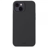 holdit iPhone 15 Plus Silikonisuojakuori Musta