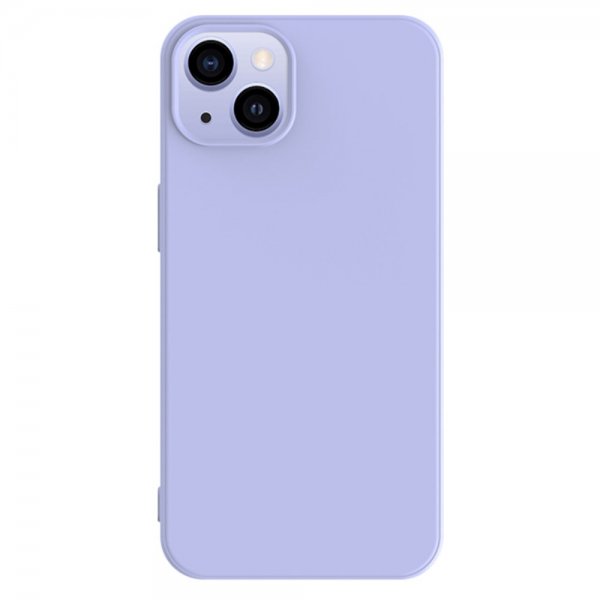 X-Level iPhone 15 Plus Kuori Silikonitekstuuri Violetti