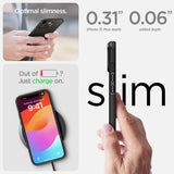 Spigen iPhone 15 Plus Suojakuori Thin Fit Musta