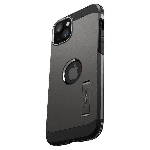 Spigen iPhone 15 Plus Suojakuori Tough Armor MagFit Gunmetal