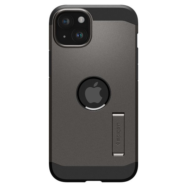 Spigen iPhone 15 Plus Suojakuori Tough Armor MagFit Gunmetal