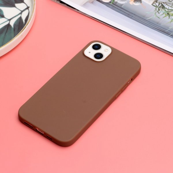 iPhone 15 Plus Suojakuori TPU Kahvi