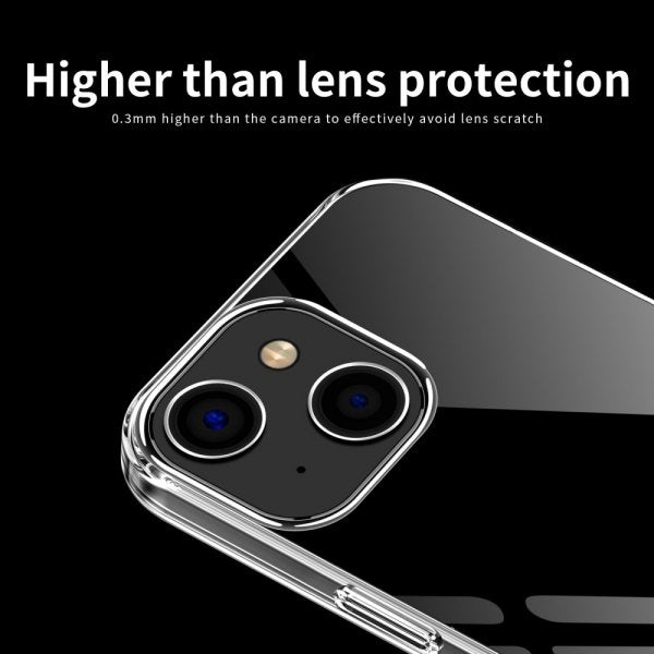 Mofi iPhone 15 Plus Suojakuori Läpinäkyvä TPU Kirkas