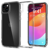 Spigen iPhone 15 Plus Ultra Hybrid Crystal Clear -suojakuori