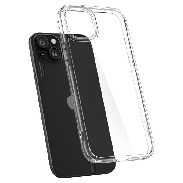 Spigen iPhone 15 Plus Ultra Hybrid Crystal Clear -suojakuori
