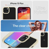 Spigen iPhone 15 Plus -kuori Ultra Hybrid Mute Beige