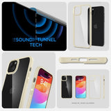 Spigen iPhone 15 Plus -kuori Ultra Hybrid Mute Beige