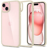 Spigen iPhone 15 Plus -kuori Ultra Hybrid Mute Beige