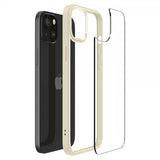 Spigen iPhone 15 Plus -kuori Ultra Hybrid Mute Beige