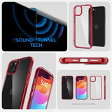 Spigen iPhone 15 Plus Suojakuori Ultra Hybrid Red Crystal
