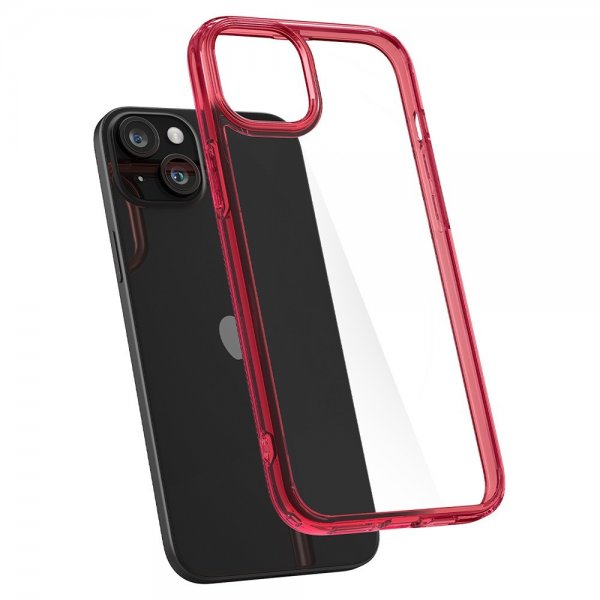 Spigen iPhone 15 Plus Suojakuori Ultra Hybrid Red Crystal