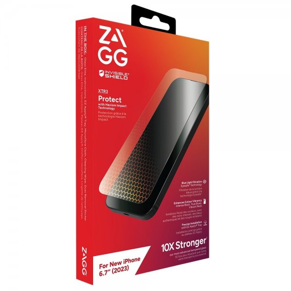 ZAGG InvisibleShield iPhone 15 Plus -näytönsuoja Glass XTR3