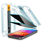 Spigen iPhone 15 Plus -näytönsuoja GLAS.tR EZ Fit Privacy 2-pakkaus