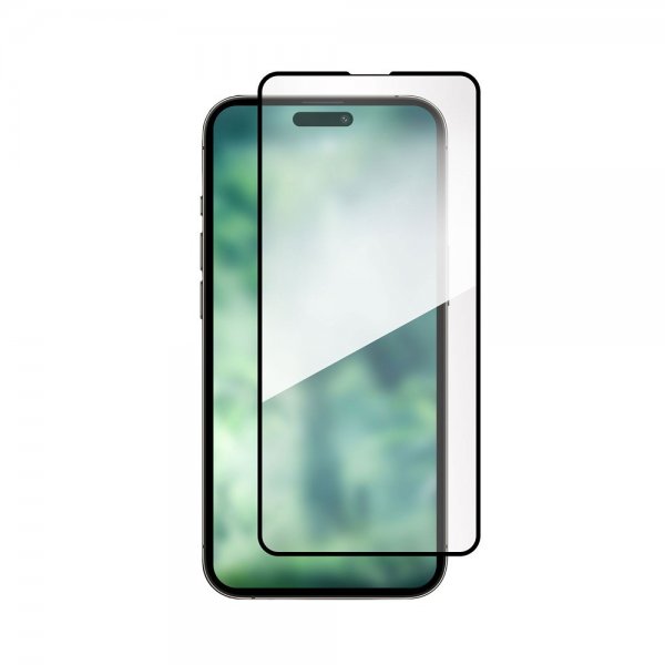 Xqisit iPhone 15 Plus -näytönsuoja, kestävä lasi E2E