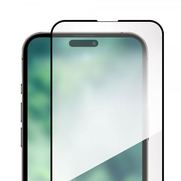 Xqisit iPhone 15 Plus -näytönsuoja, kestävä lasi E2E