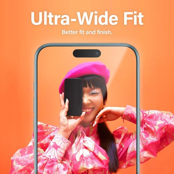 PanzerGlass iPhone 15 Plus näytönsuoja Ultra-Wide Fit EasyAligner