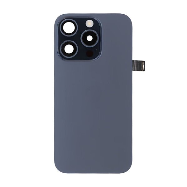 iPhone 15 Pro Takalasi, täydellinen OEM - Titaaninharmaa