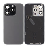 iPhone 15 Pro Takalasi Kokonainen OEM - Titaaninvärinen Musta