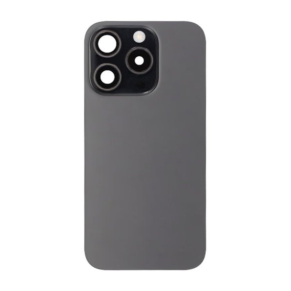 iPhone 15 Pro Takalasi Kokonainen OEM - Titaaninvärinen Musta