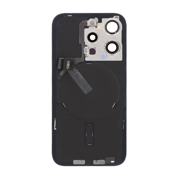 iPhone 15 Pro Takalasi Kokonainen OEM - Titaaninvärinen Musta