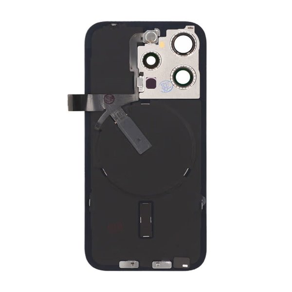 iPhone 15 Pro Takalasi, täydellinen OEM - Titaanivalkoinen