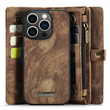 CaseMe iPhone 15 Pro Kotelo 008 Series Irrotettava Kuori Ruskea
