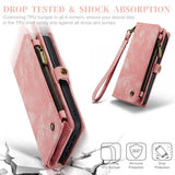CaseMe iPhone 15 Pro Kotelo 008 Series Irrotettava Kuori Ruusunpunainen