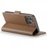CaseMe iPhone 15 Pro -kotelo 023 Series Ruskea