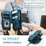 CaseMe iPhone 15 Pro Kotelo C30-sarja Petrol