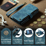 CaseMe iPhone 15 Pro Kotelo C30-sarja Petrol