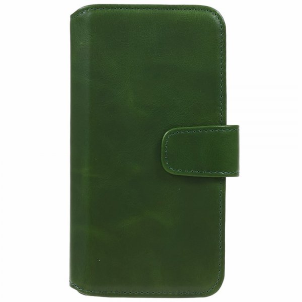 Nordic Covers iPhone 15 Pro Kotelo Essential Leather Juniper Green