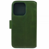Nordic Covers iPhone 15 Pro Kotelo Essential Leather Juniper Green