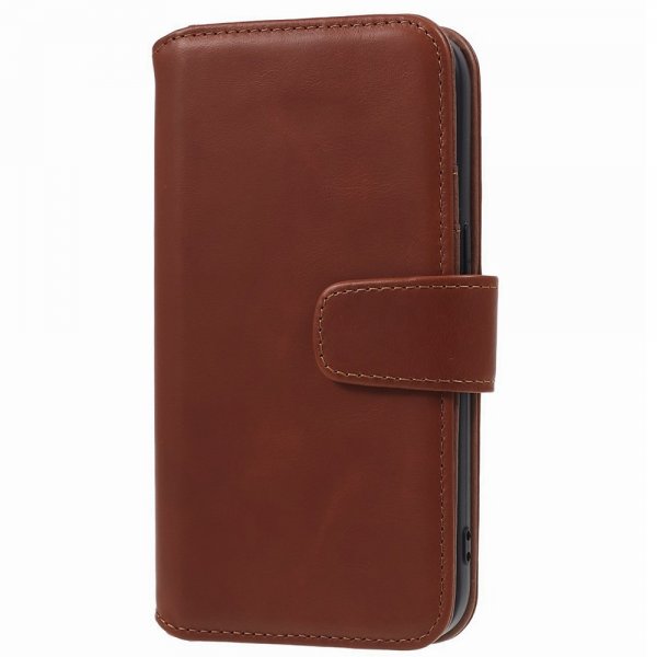 Nordic Covers iPhone 15 Pro Kotelo Essential Leather Maple Brown
