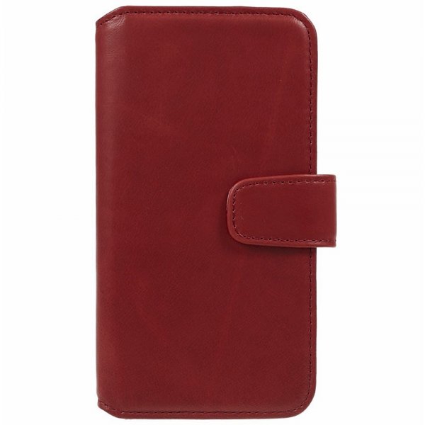 Nordic Covers iPhone 15 Pro -suojakuori Essential Leather Poppy Red