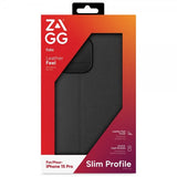 ZAGG iPhone 15 Pro Foliosuojakotelo, musta