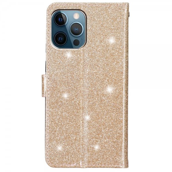 iPhone 15 Pro Kotelo Kimalteleva Kulta