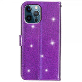 iPhone 15 Pro Kotelo Glitter Liila