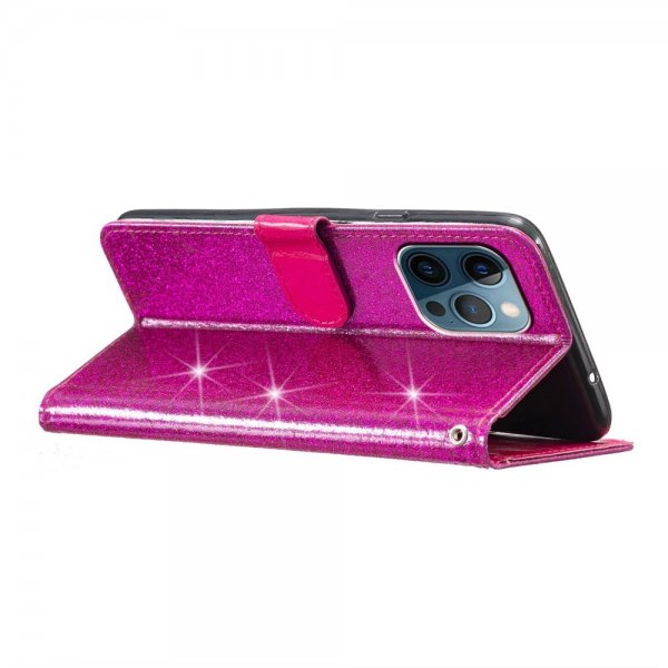 iPhone 15 Pro Kotelo Kimalteleva Magenta