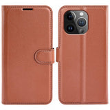 iPhone 15 Pro Litsi Ruskea Kotelo