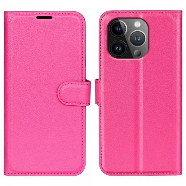 iPhone 15 Pro Litsi Magenta -kotelo