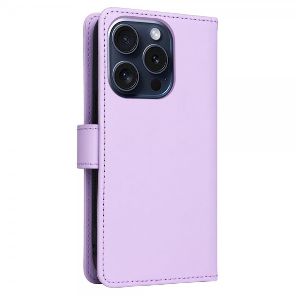 Betopnice iPhone 15 Pro -kuori irrotettavalla kuorella 005 Violetti