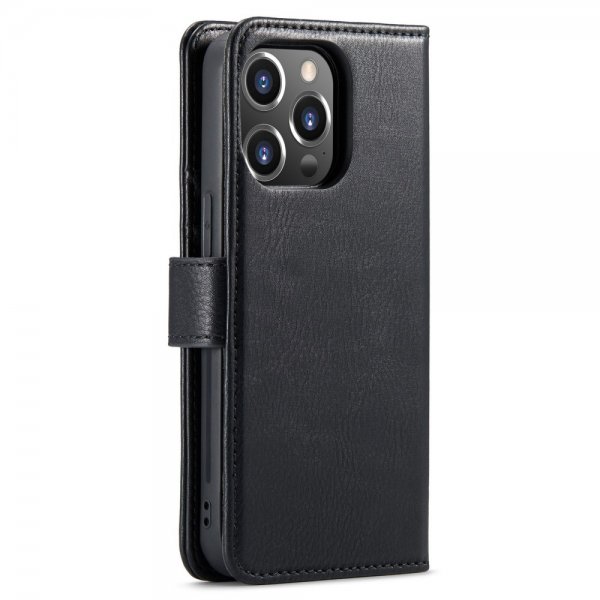 Dg.Ming iPhone 15 Pro -suojakuori irrotettavalla kuorella, musta